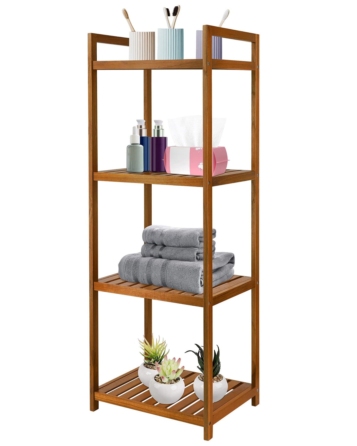 Utoplike Teak Bathroom Shelf