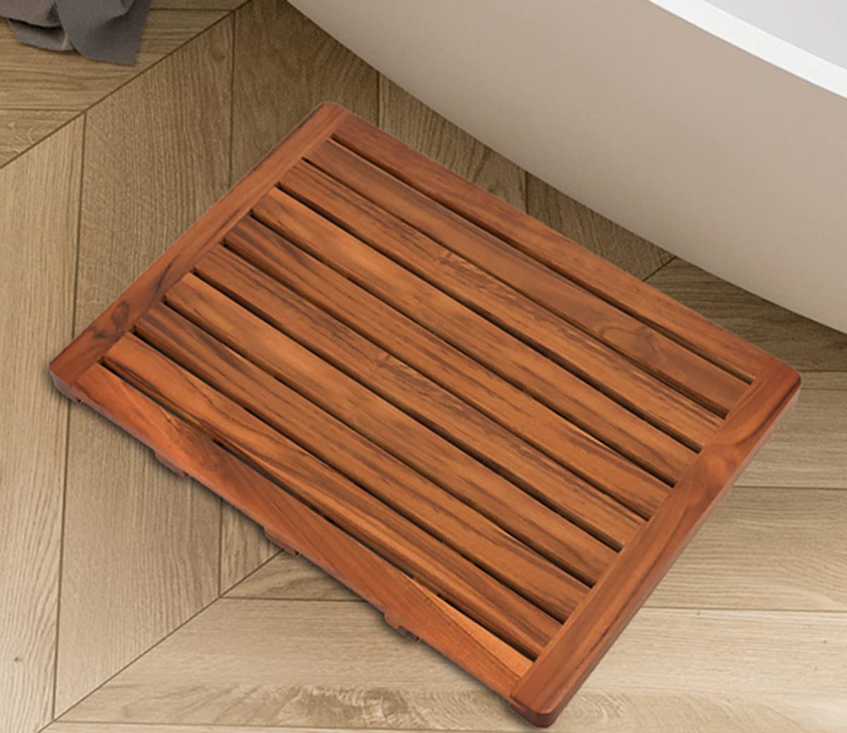 Utoplike Teak Bath Mat