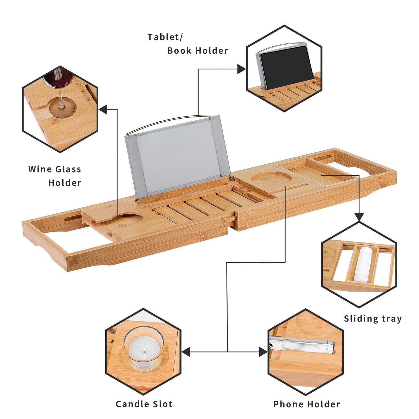 Utoplike Bathtub Tray T