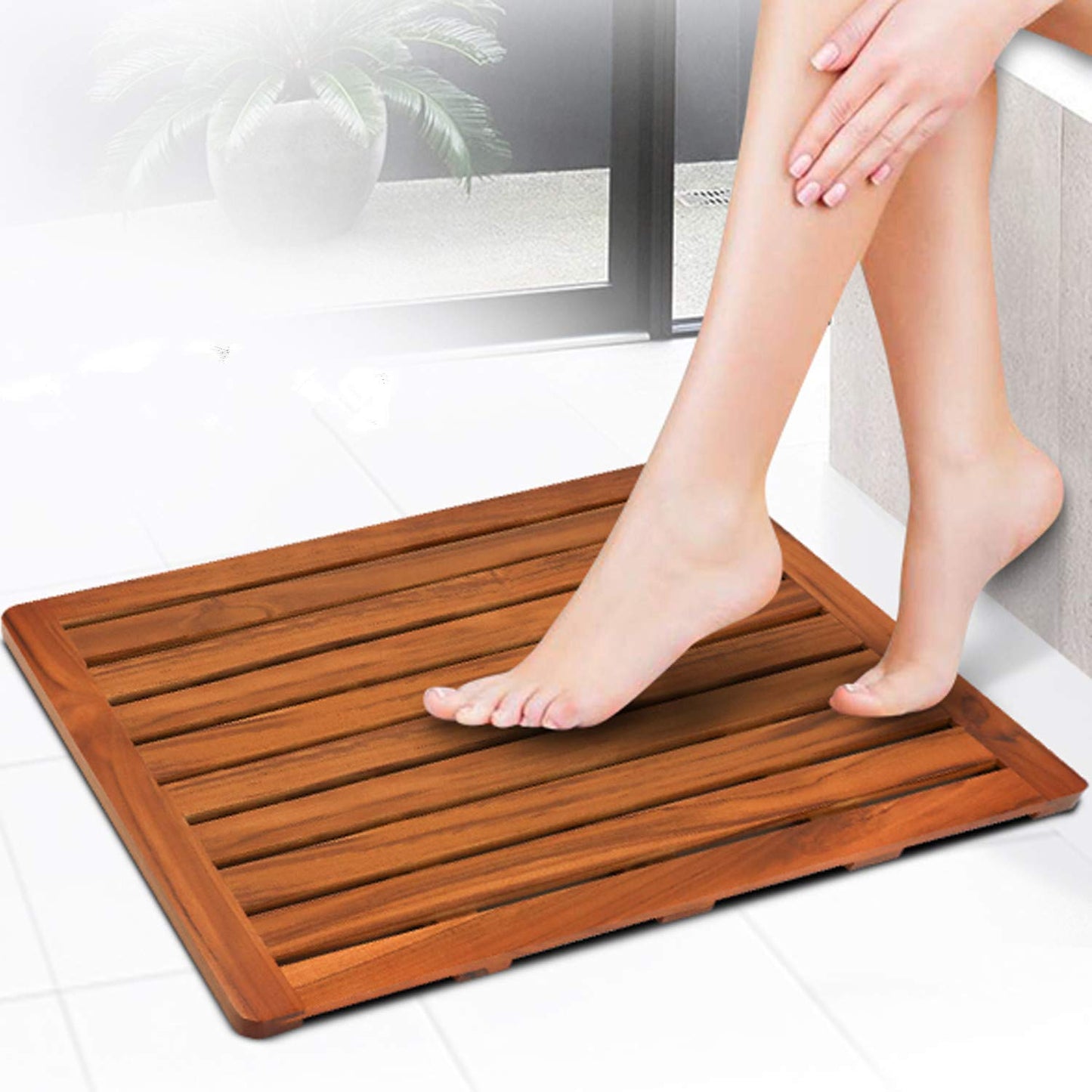 Utoplike Teak Bath Mat