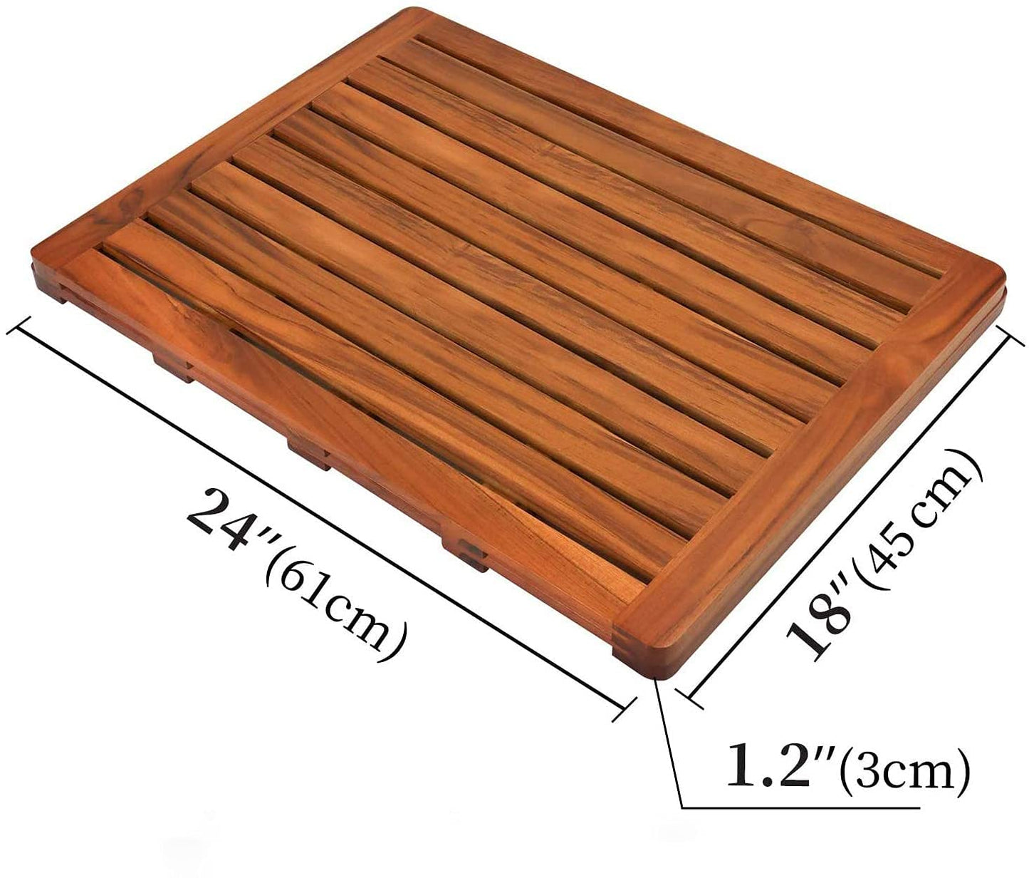 Utoplike Teak Bath Mat