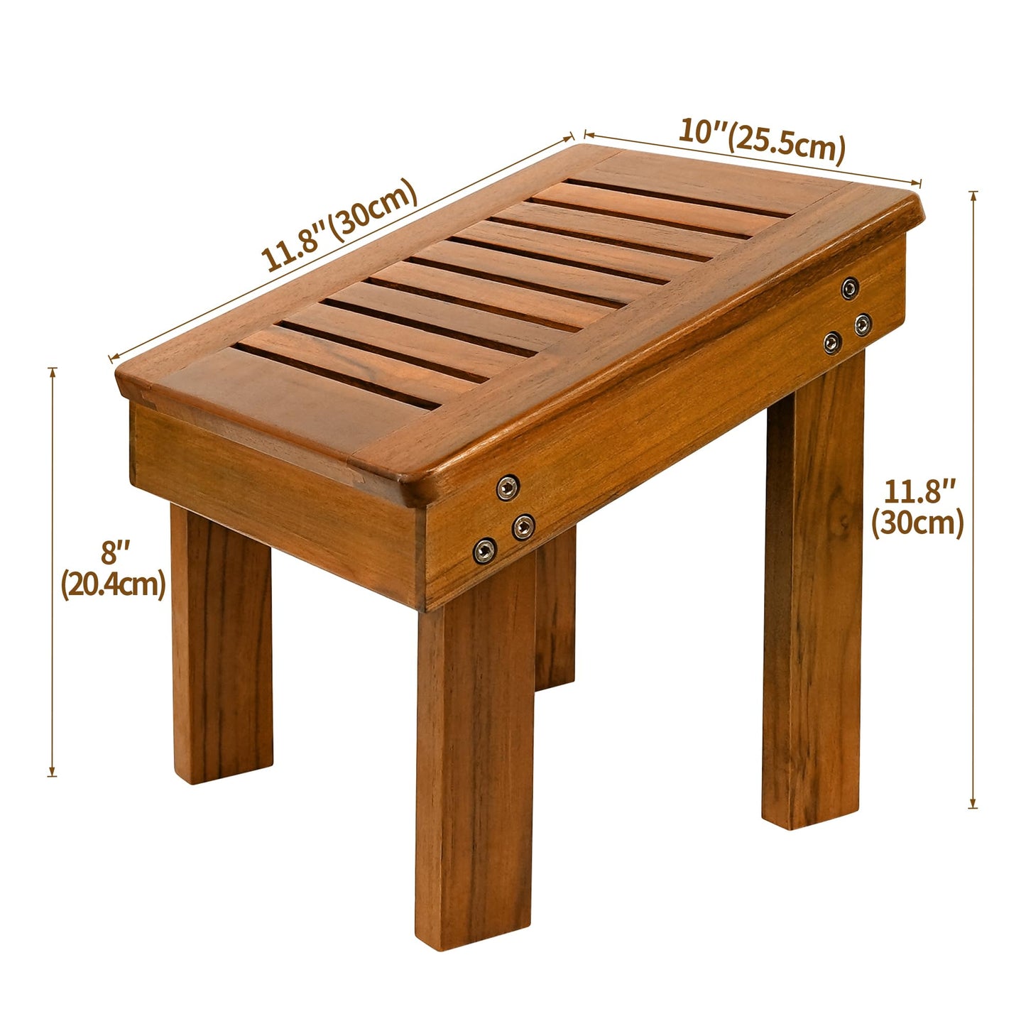 Utoplike Teak Shaving Stool