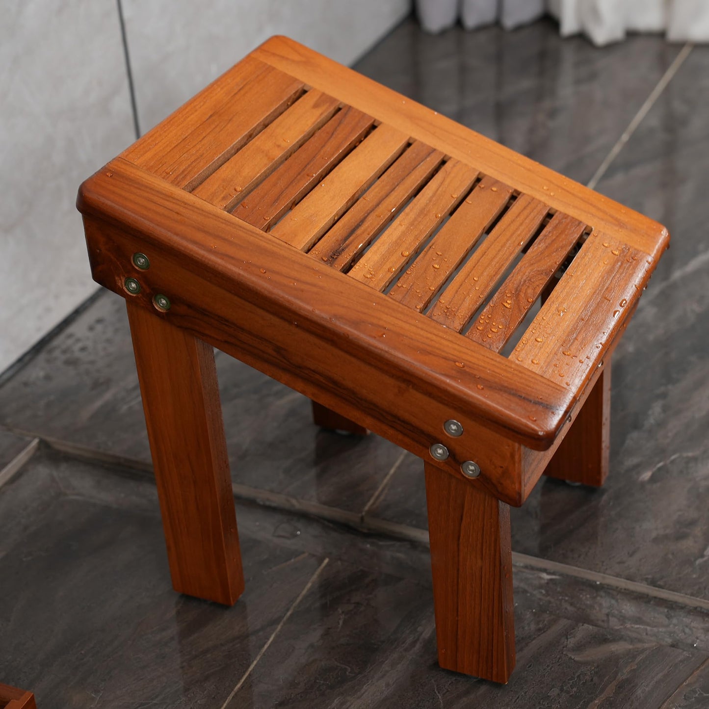 Utoplike Teak Shaving Stool